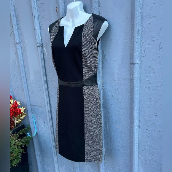 Rebecca Taylor Caitlyn Tweed & Twill Shift Dress , size 8 - Picture 6 of 15